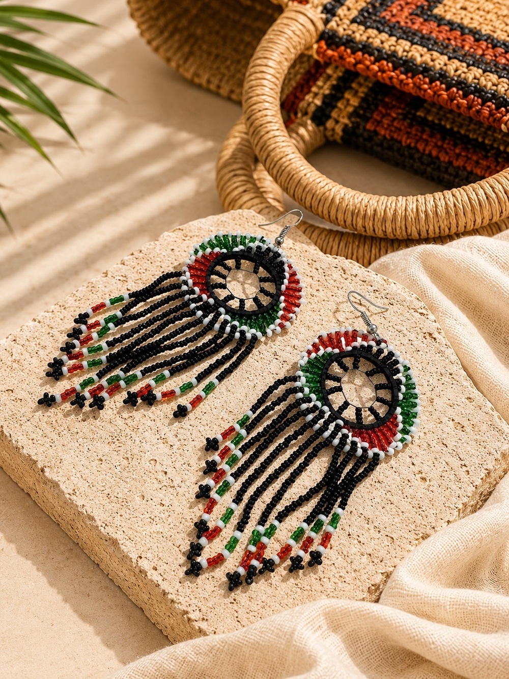 Maasai Sunset Drops Black